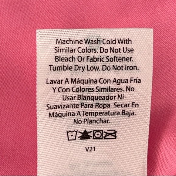 XL ATHLETIC WORKS BARBIE NEON PINK TANK SLEEVELESS STRETCH ACTIVEWEAR - Picture 12 of 12